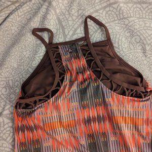 Prana Ardor A-Line Short Strappy Dress, Built-in Bra: Hiking, Camping, Yoga